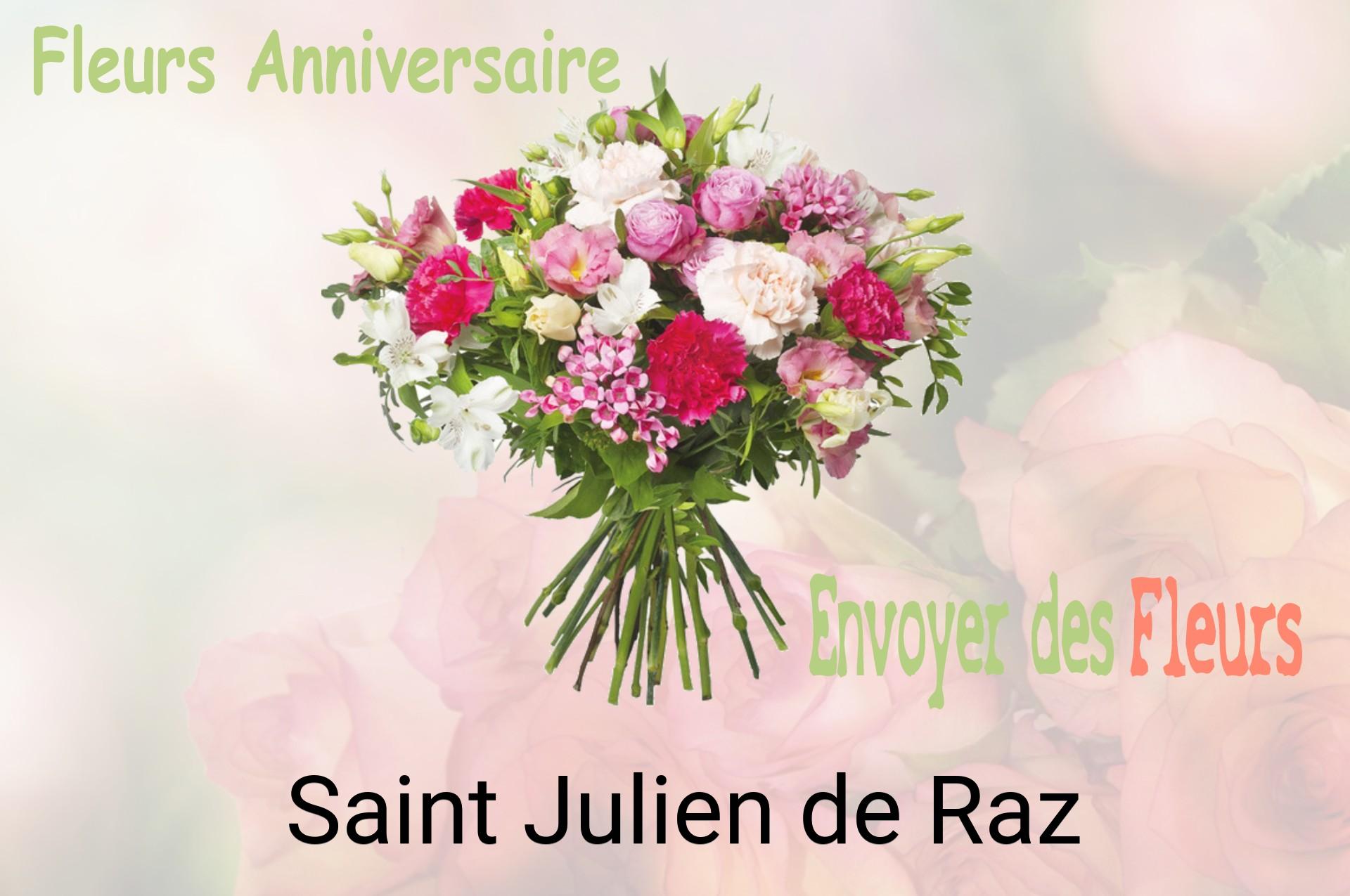Bouquet de fleurs d’anniversaire livré à Saint-Julien-de-Raz