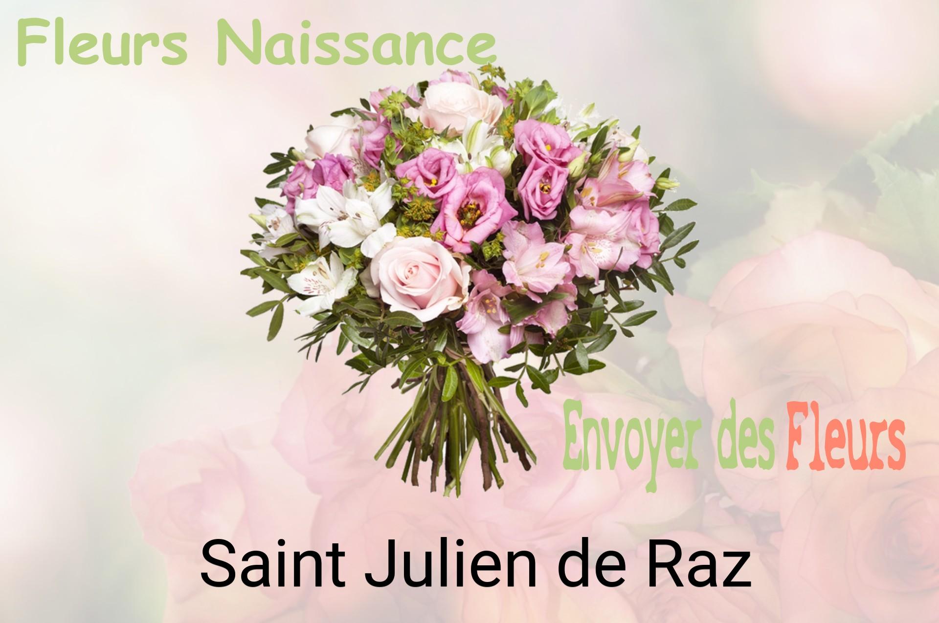 Bouquet de fleurs de naissance livré à Saint-Julien-de-Raz
